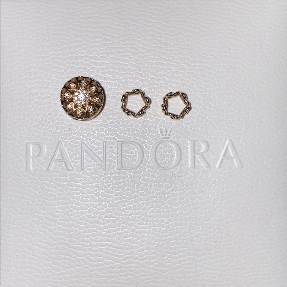 14k gold Pandora spacers only